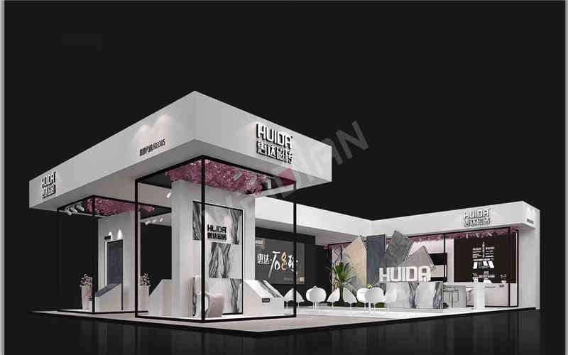 惠達(dá)磁磚成都建材展臺(tái)搭建