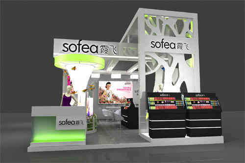 霞飛化妝品特裝展臺廣州美博會 霞飛化妝品特裝展臺廣州美博會